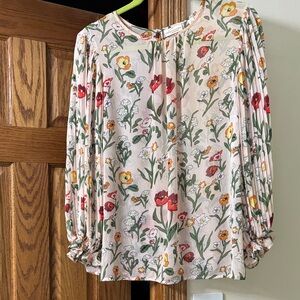 Eva Mendes for New York & Company Floral Blouse - Multicolor